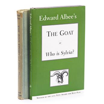 Albee, Edward (1928-2016) A Pair of Inscribed First Editions.